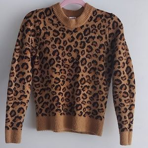 Leapard Print very soft sweater